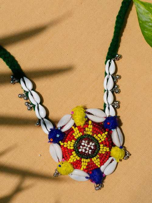 Round Kutchy Art Necklace