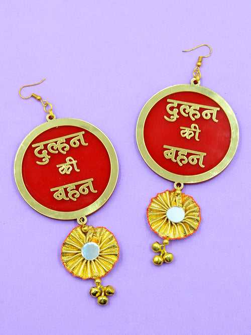 Dulhan ki Behen Gota Earrings