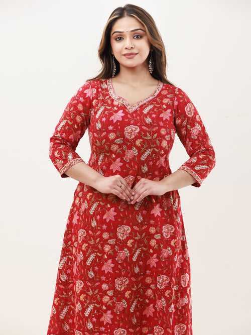 Gazal Roopa A Line Kurta