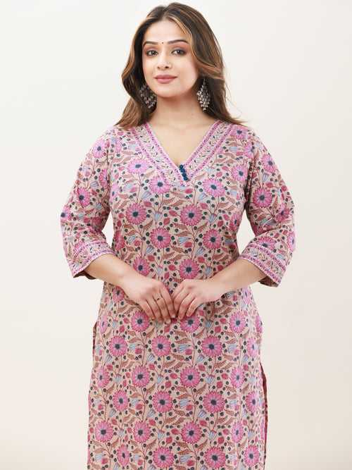 Gazal Ruhi Straight Kurta