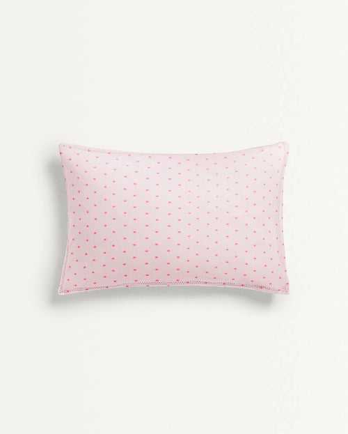 ‘Pink on Pink’ Organic Junior Pillow Cover