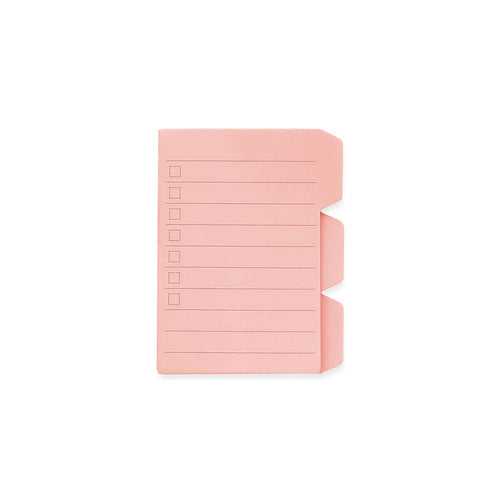 Pink Checklist Sticky Tabs