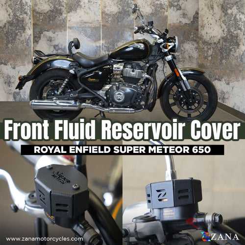 Front Fluid Reservoir Cover Aluminum For Super Meteor 650