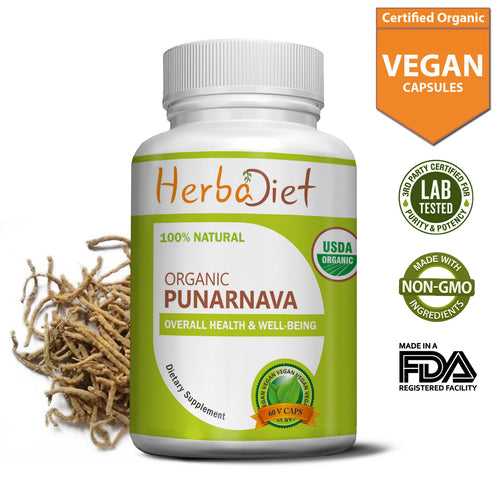 Organic Punarnava Root Capsules