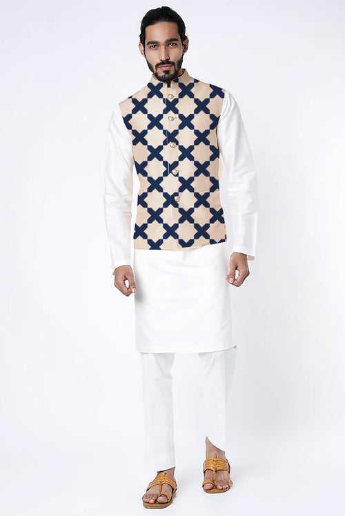 Printed Nehru Jacket