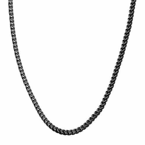 Black Stainless Steel 4mm Franco Link Chain