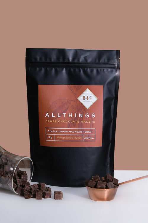 64% Single Origin Malabar Forest Dark Couverture Baking Chocolate