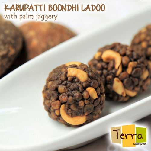 Terra-Karupatti Boondhi Ladoo