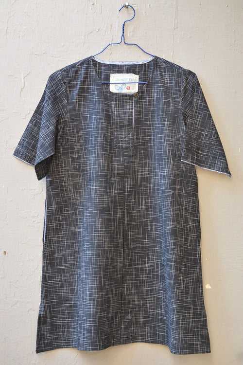 Space-dyed Black Tunic in Size 'S'