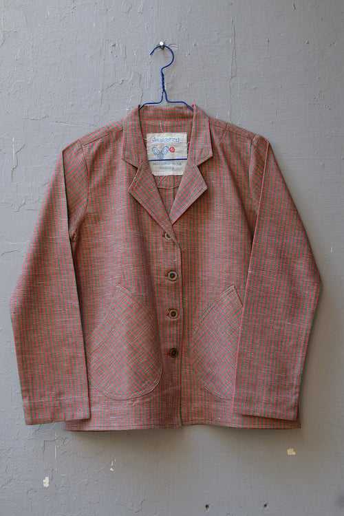 Striped Short Jacket in Size 'S'