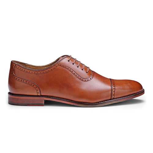 Travis: Tan Cap Toe Oxford