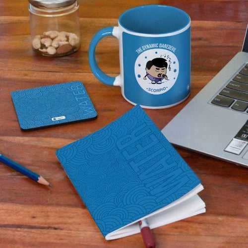 Scorpio Zodiac Sign Gift Set Coffee Mug, Coaster, Diary Set Of 3