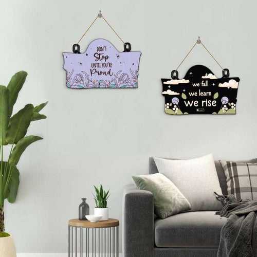 Inspiring Beings Mini Wall Hanging Board Printed MDF Wall Hanging, Wall Hanging Decorative Item