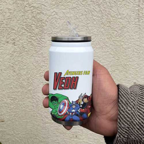 Avengers Customized Steel Sipper Can 350 Ml