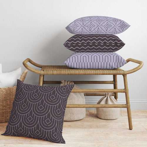 Reversible Cushion Cover Set of 4-16 X16 Inches