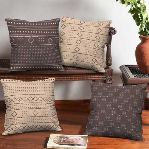 Dual Sided Floral Cushion Covers Set of 4