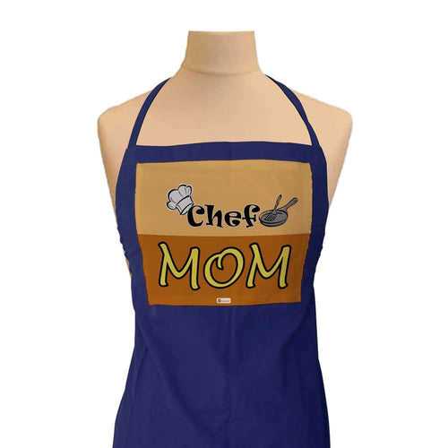 Gift for Mom - Blue Cooking Apron