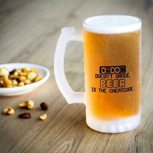 Beer Is the CheatCode Glass Beer Mug