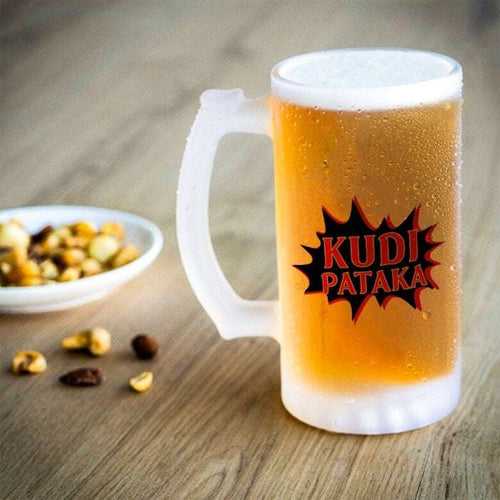 Kudi Pataka Digital Printed Beer Mug Gift for Girlfriend
