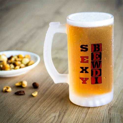 Sexy Bewdi Digital Printed Beer Mug Gift for Girlfriend