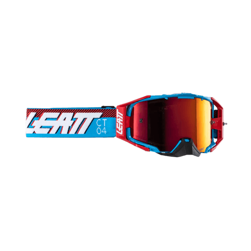 Leatt Goggle Velocity 6.5 Iriz Cyan Red 28% (8024070100)