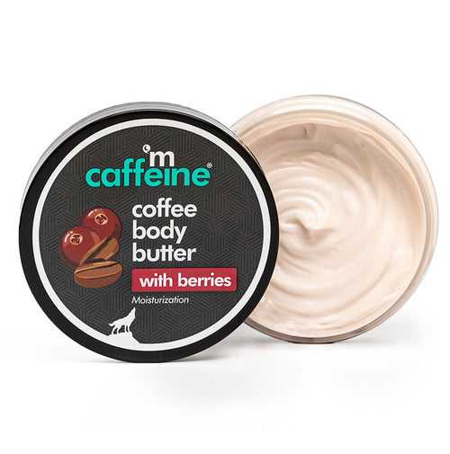 Coffee & Berries Body Butter with Shea Butter for Deep Moisturization & Smooth Skin - 100 g