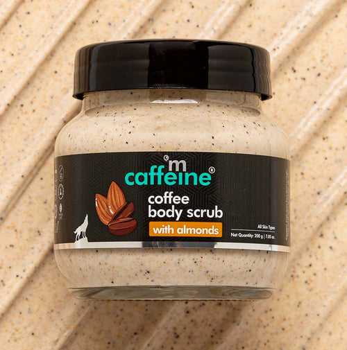 Moisturizing & Creamy Coffee Body Scrub with Almonds for Smooth Skin - 200g