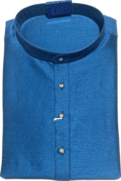 Traditional Raw Silk Kurta for men with beautiful look  - 91019A