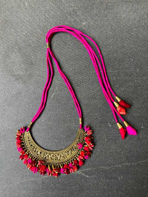 Red Multi Mogra Hasli