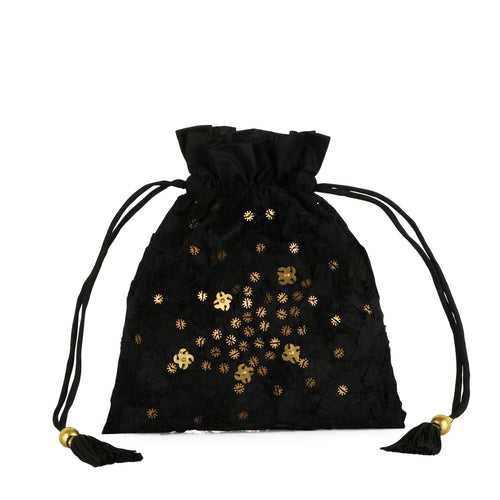 Black Katran Potli Bag