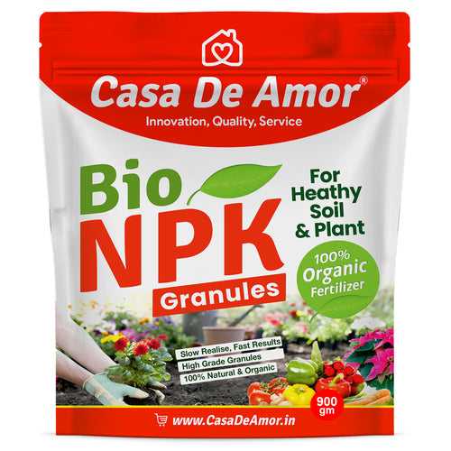 Casa De Amor Organic NPK Bio Fertilizer Granules, Perfect to Use on All Plants and Gardening