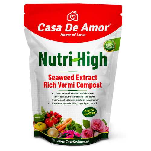 Casa De Amor Nutri-High Seaweed Extract Rich Vermi Compost - 5 Kg