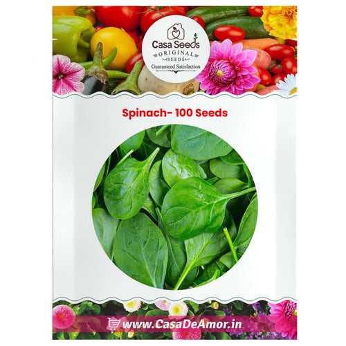 Spinach- 100 Seeds