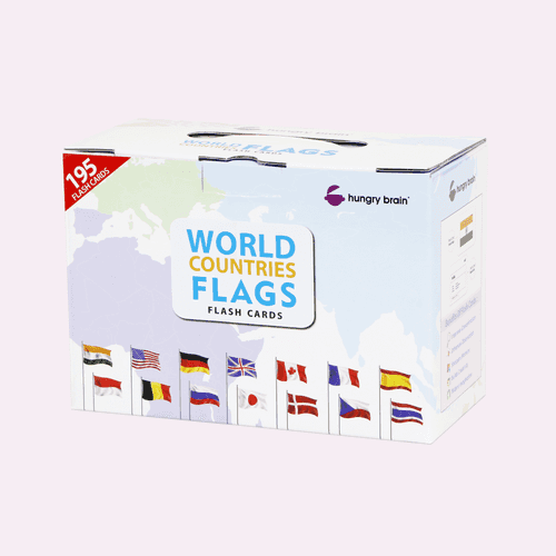 World Countries Flags Flash cards