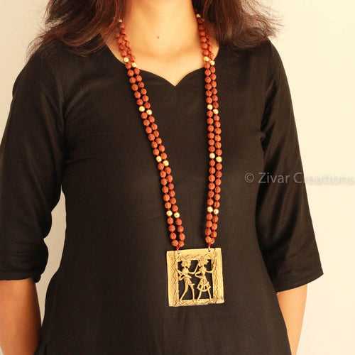 Rudraksha Long Necklace