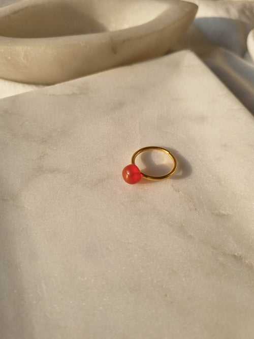 bhumi - Carnelian Mood Ring