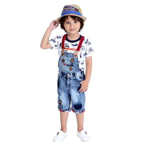 Bad Boys Half Dungaree Set.