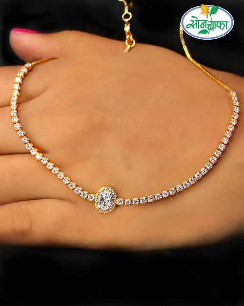 STYLISH DIAMOND NECKLACE