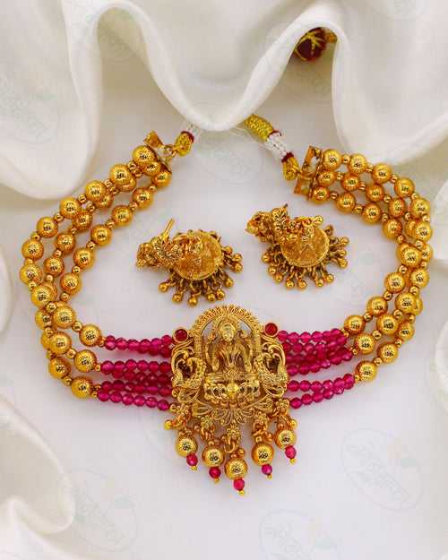 GORGEOUS DIVINE LAXMI NECKLACE