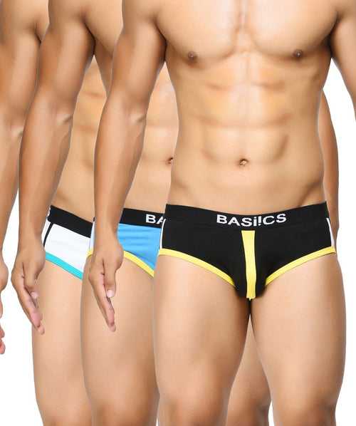 Retro Style Briefs (Pack of 3)