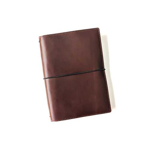 Cognac Brown TBC Travellers Journal + Docket / A5