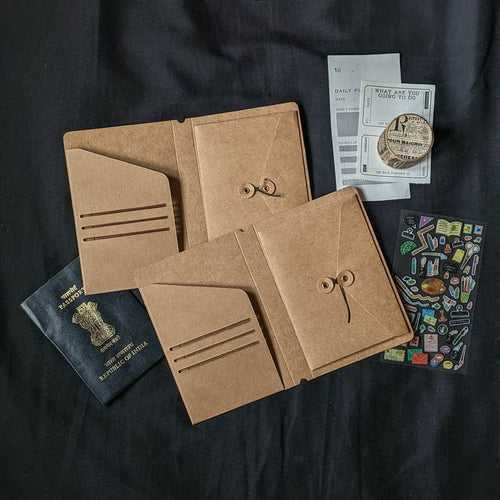 Kraft Pocket Folder - A6