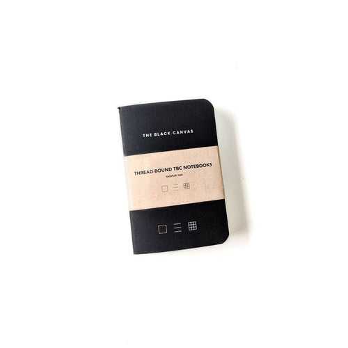 Black TBC Notebooks - Passport / Pack of 3 Bundle