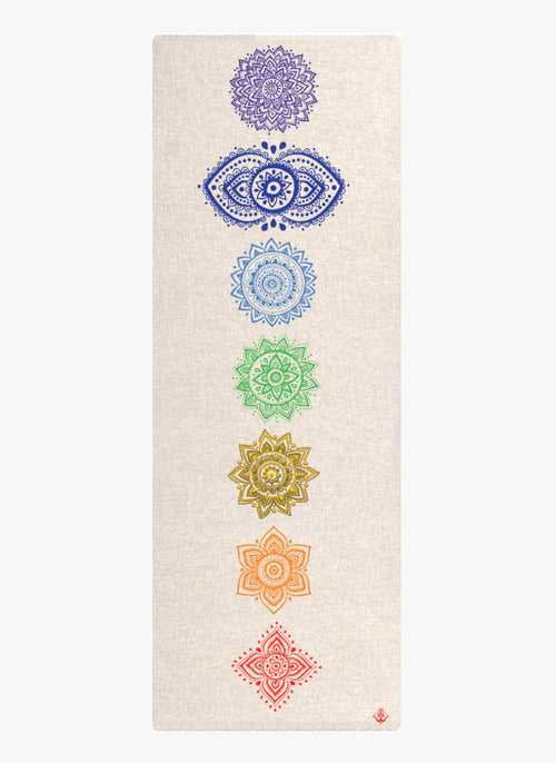 Chakra Hemp Yoga Mat