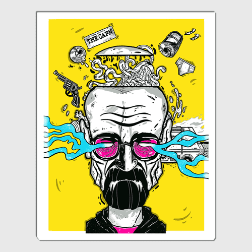 Breaking Bad Mr White Sticker