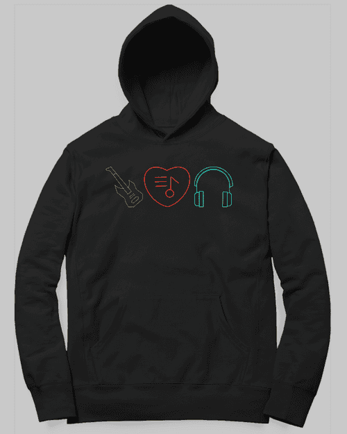 Music For Life Hoodie by Satavisha