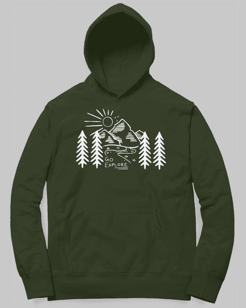 Go Explore V2 Hoodie by Satavisha