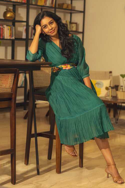 Doris Dress - Teal