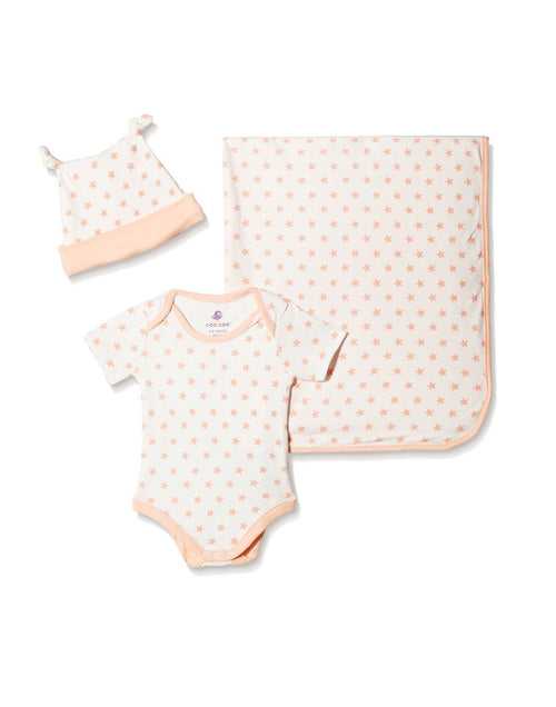 Coral Star Newborn Set