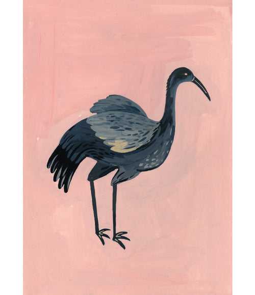 Wall Art | Black Crane